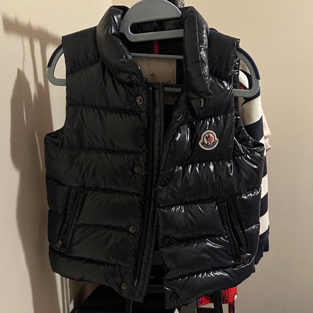 Moncler Shiny Blue Kids Vest
